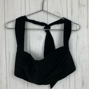 Black Women's Swim Top